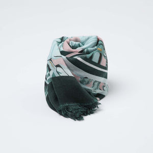 Pañuelo Estampado Yesil Verde i-D