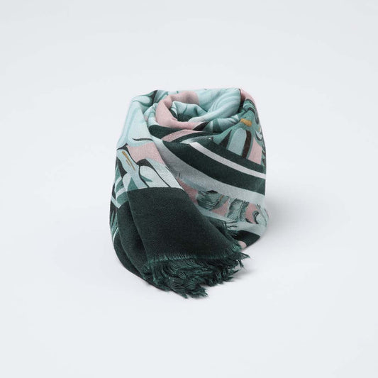 Pañuelo Estampado Yesil Verde i-D