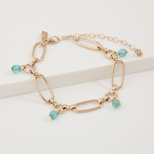 Pulsera Blanda Alicia Dorado Boho Humana