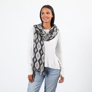 Pañuelo Estampado Fausti Azul Humana