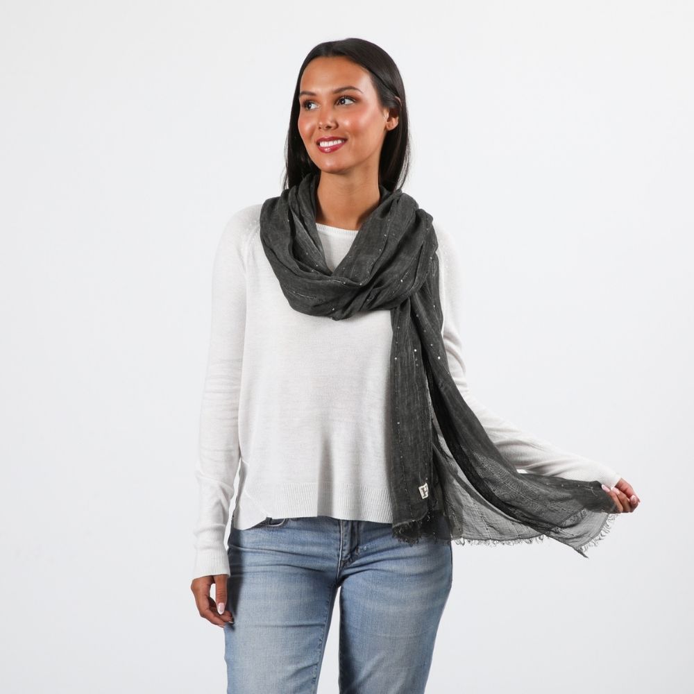 Pañuelo Liso Elfrid Gris Humana