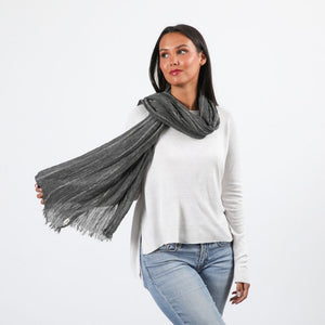 Pañuelo Liso Eliane Gris Humana