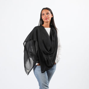Pañuelo Liso Elinda Negro Humana