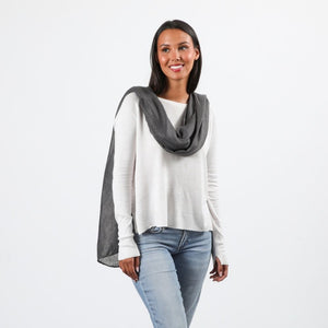 Pañuelo Liso Eloise Gris Humana