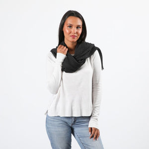 Pañuelo Liso Eliora Negro Humana