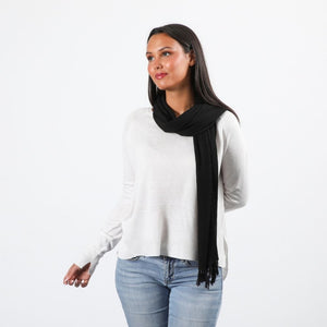 Pañuelo Liso Emanie Negro Humana