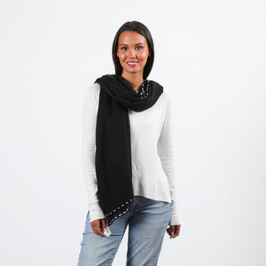 Pañuelo Liso Elaina Negro Humana