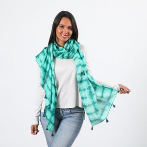 Pañuelo Estampado Denise Verde Humana