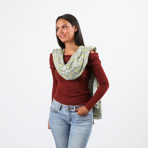 Pañuelo Estampado Damar Verde Humana