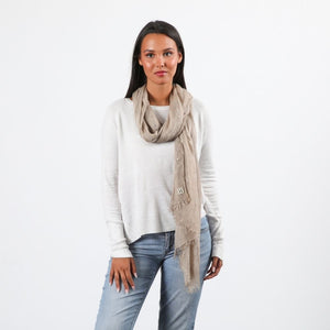 Pañuelo Liso Eliza Beige Humana