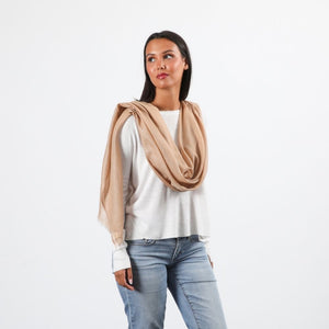 Pañuelo Liso Elisa Beige Humana