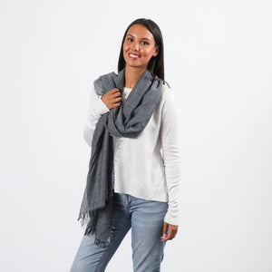 Pañuelo Liso Flora Azul Humana