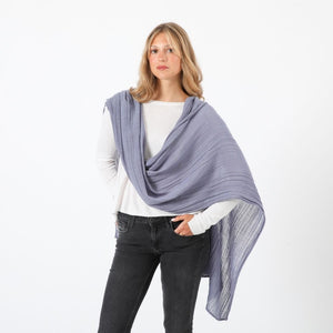 Pañuelo Liso Feline Azul Humana