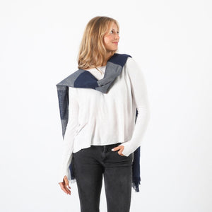 Pañuelo Liso Fleur Azul Humana