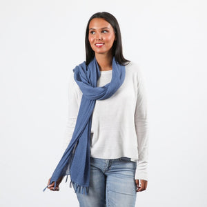 Pañuelo Liso Fionna Azul Humana