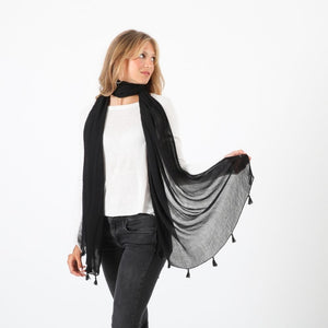 Pañuelo Liso Gloria Negro Humana