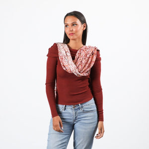 Pañuelo Estampado Elena Rojo Humana