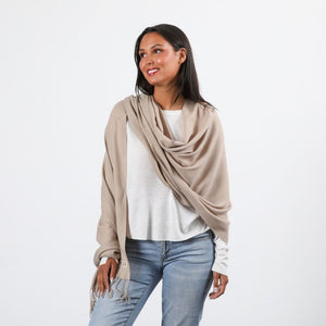 Pañuelo Liso Amelia Beige Humana
