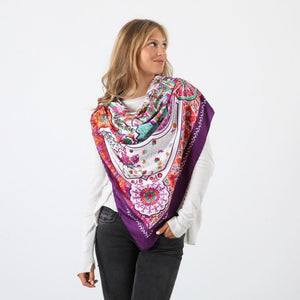 Maxi Bandana Genny Morado Humana