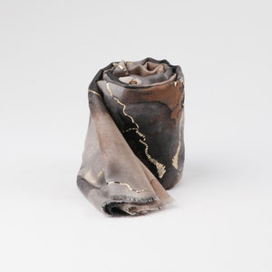 Pañuelo Estampado Neil Negro Humana