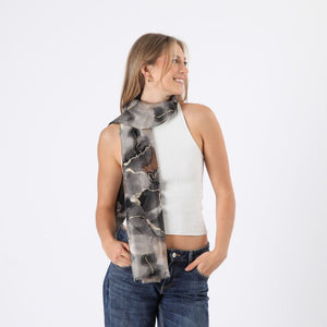 Pañuelo Estampado Neil Negro Humana