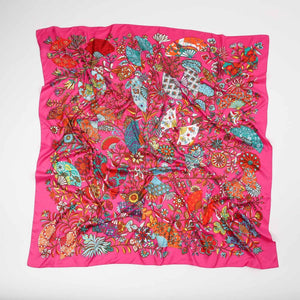 Maxi Bandana Luca Flores Rosada Humana