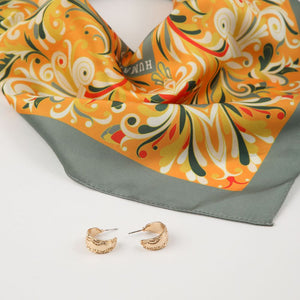 Bandana Set Aros Onel Naranja Humana