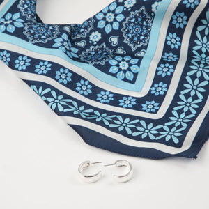 Bandana Set Aros Oscar Azul Humana