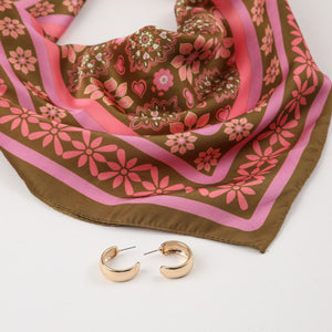 Bandana Set Aros Owen Rosado Humana