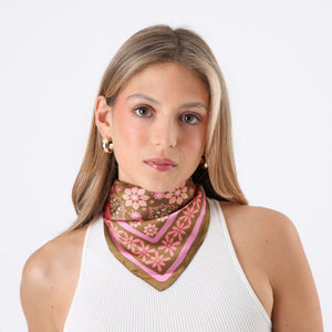 Bandana Set Aros Owen Rosado Humana