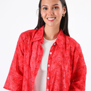 Kimono Cher Rojo Urbano Humana