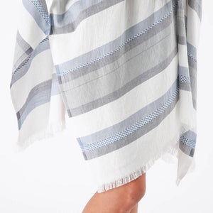 Kimono Dessert Lineas Azul Humana