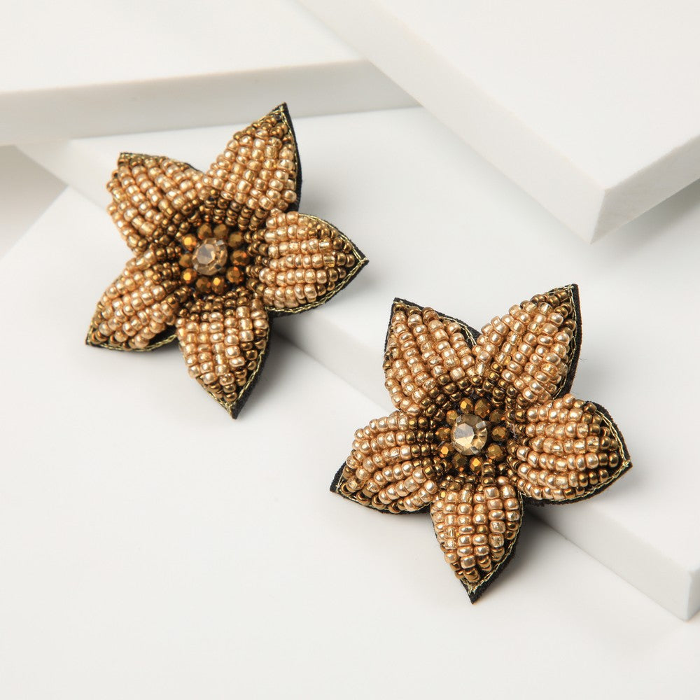 Aros Pegados Bird Dorado Humana