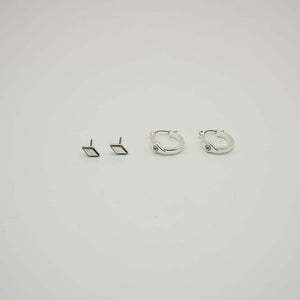 Aros Set Clau Plateado Tatienne