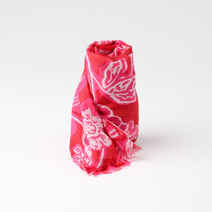 Pañuelo Estampado Ancona Rojo Id