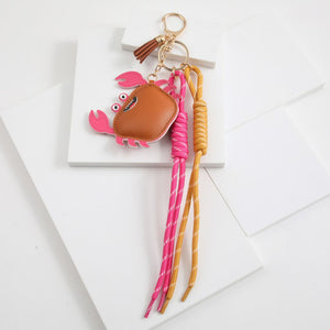 Charm Para Cartera Cangrejo Naranjo Humana