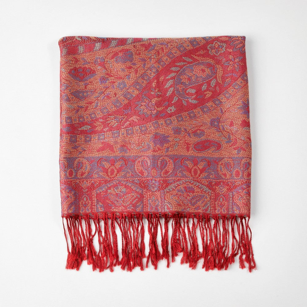 Pañuelo Jacquard Karla Rojo Tatienne