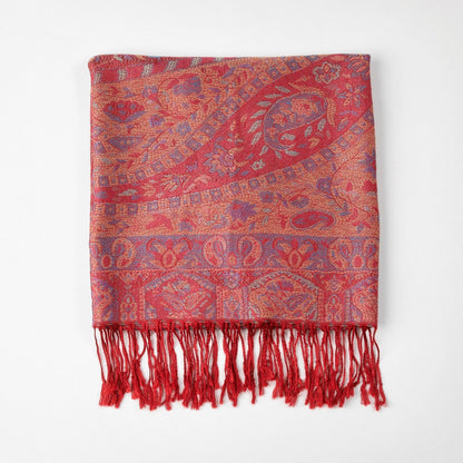 Pañuelo Jacquard Karla Rojo Tatienne