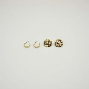 Aros Set Verano Dorados Tatienne