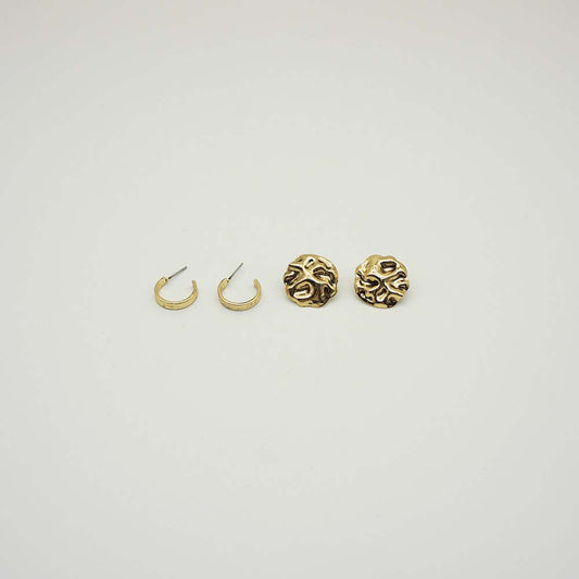 Aros Set Verano Dorados Tatienne