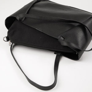 Cartera Tote Elena Ecocuero negro Humana