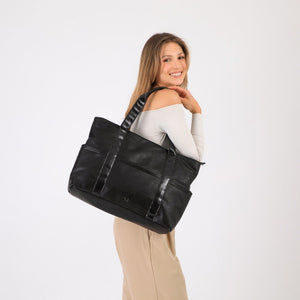 Cartera Tote Volta Negro Tatienne