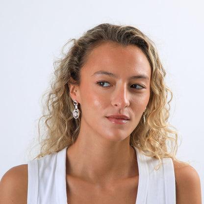 Aros Medianos Mara Plateado Tatienne