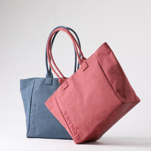 Cartera Tote Delfi Canvas Azul Humana