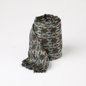 Pañuelo Estampado Celia Verde Humana