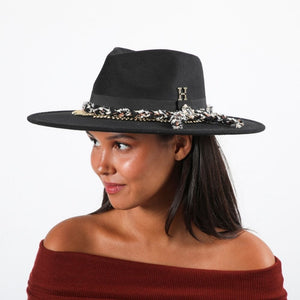 Sombrero Poseidón Negro Humana