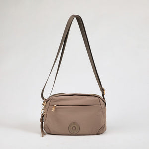 Cartera Cruzada Cuasia Taupe I-D