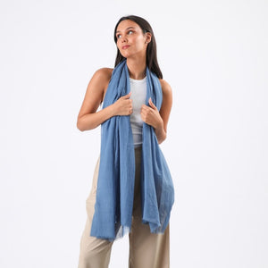 Pañuelo Solido Raisa Azul Tatienne