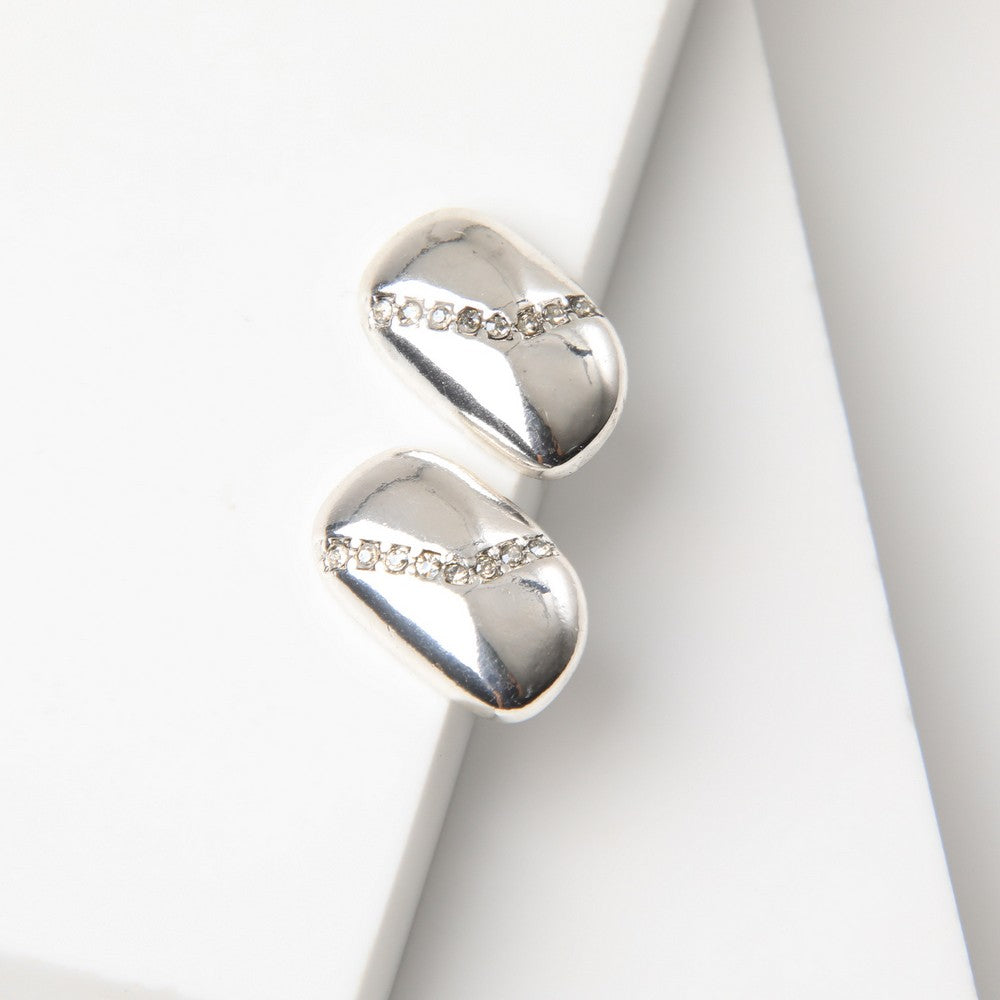 Aros Pegados Meli Plateado Humana