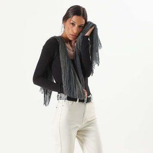 Pañielo Liso Gris Brillit Humana